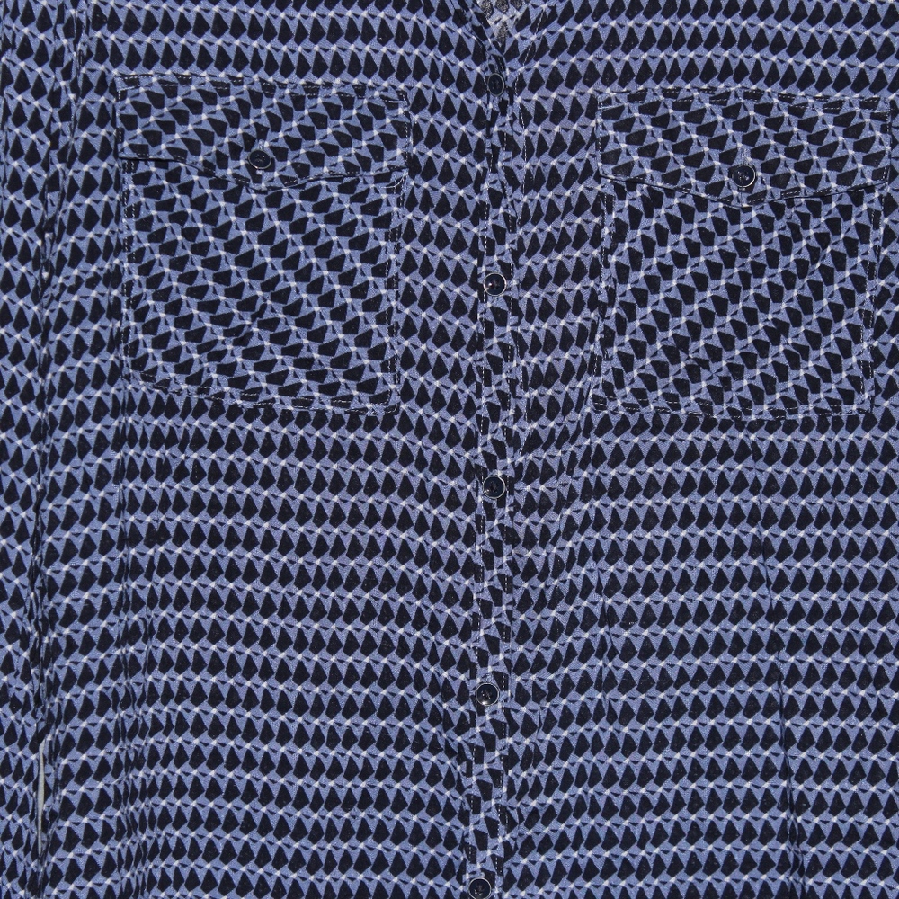 Pattern Button Up Blouse - image 2